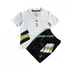 Koszulka Juventus Icon Retro Dziecięcy Domowe Stroje Piłkarskie 2022/23 Krótki Rękaw
